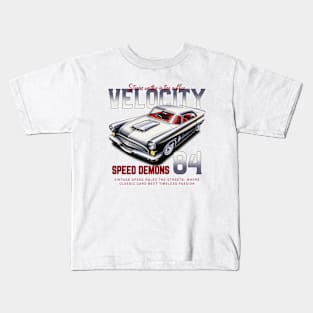 Classic Car Lover Speed Kids T-Shirt